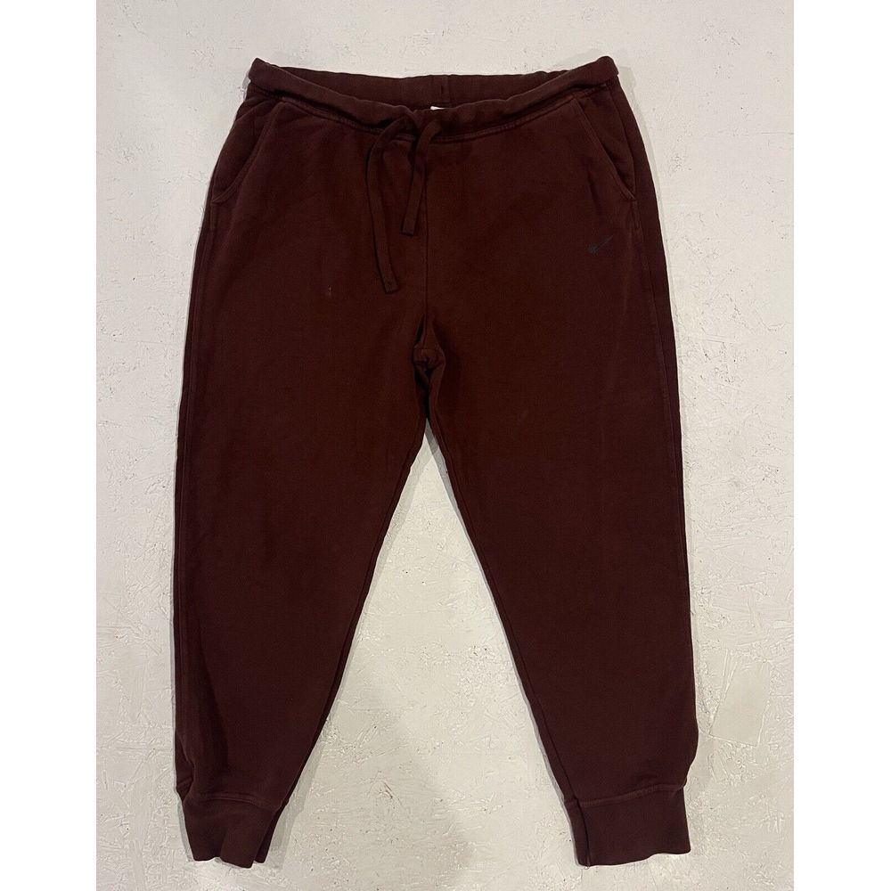 Nike Jogger Training Sweatpants Men's‎ XL Dri-Fit Pocket Logo Brown CU5495-273